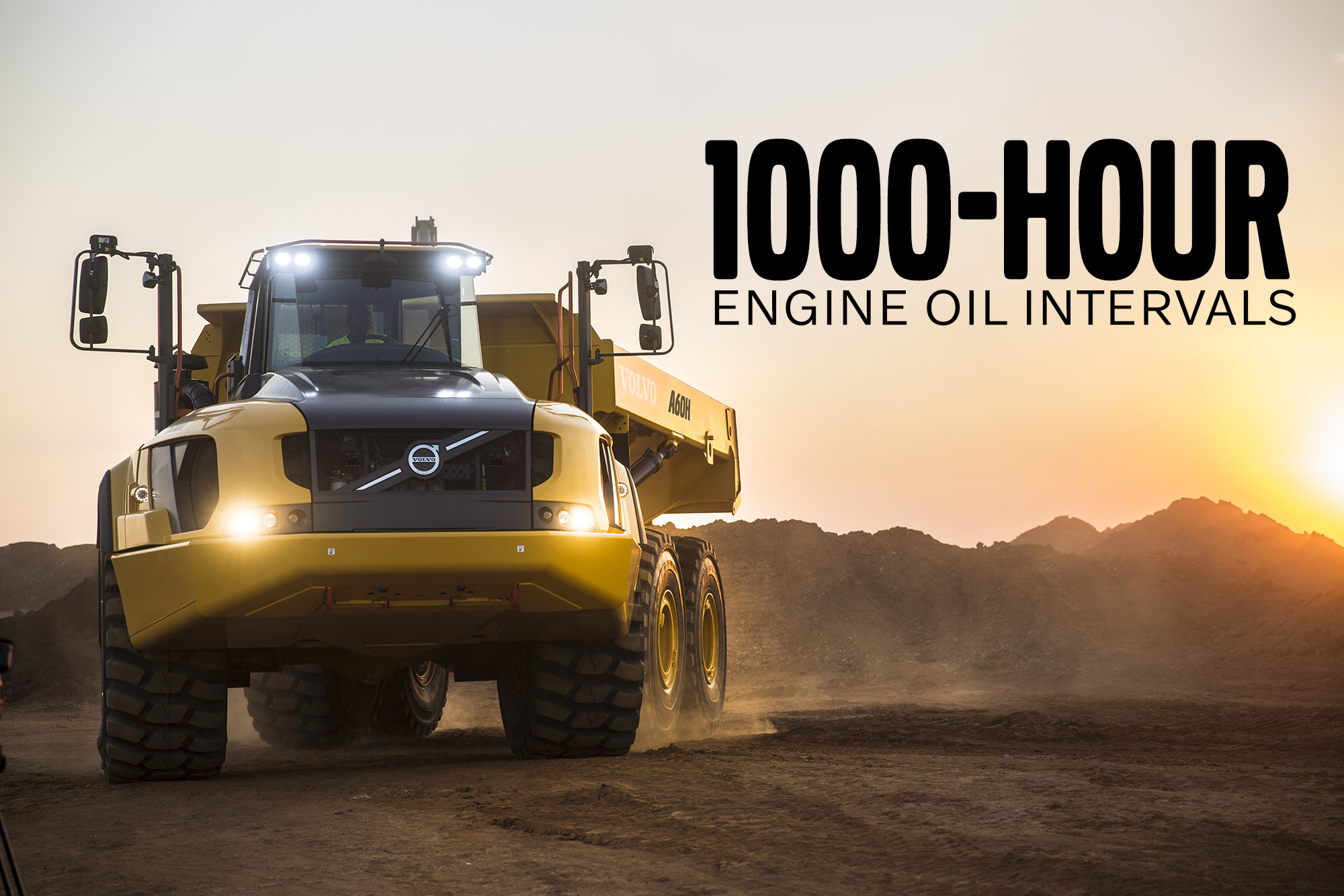 Volvo Construction Equipment Extends Oil Change Intervals to 1,000